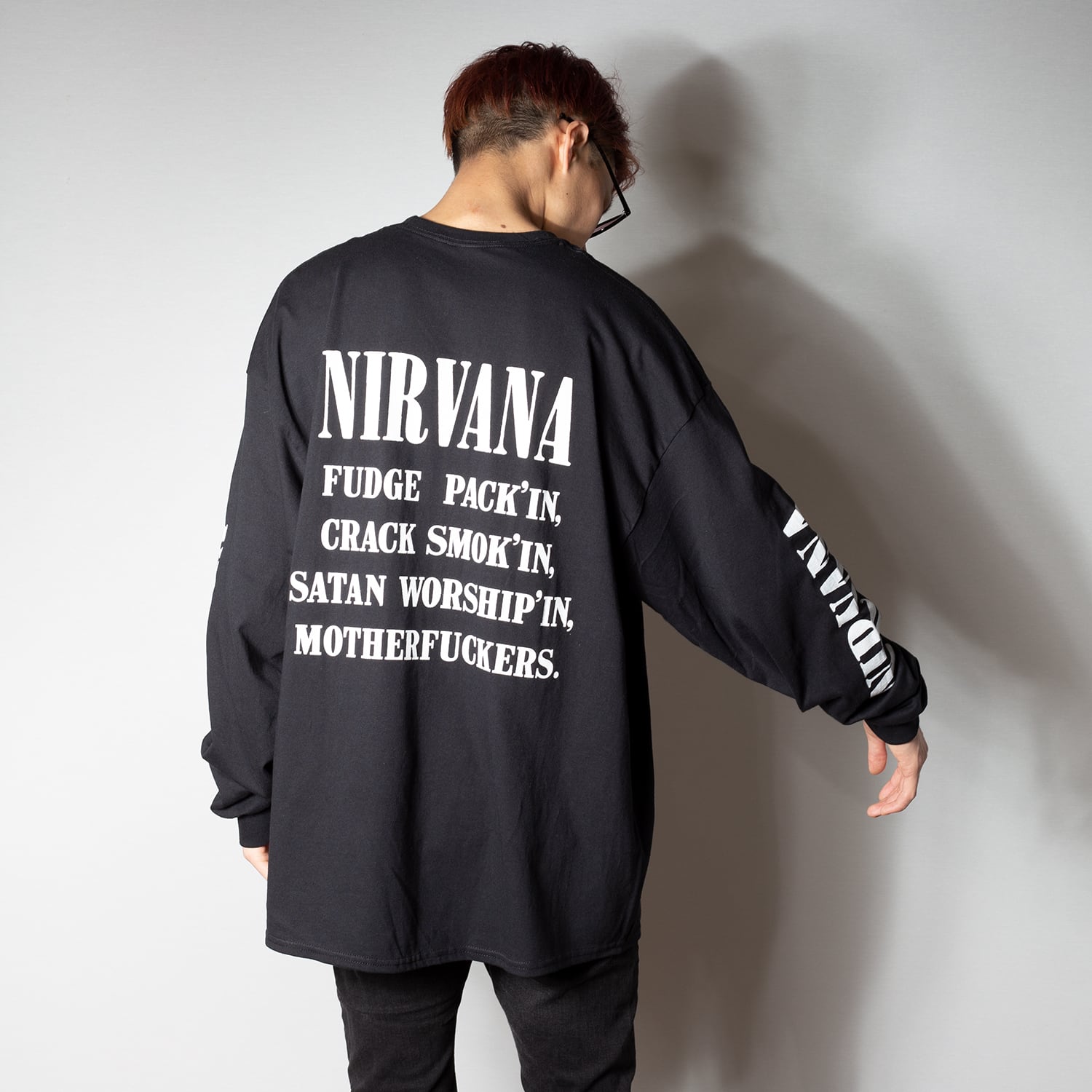 Nirvana ビンテージ Tシャツ XL ロンT XXL 長袖TシャツロンT