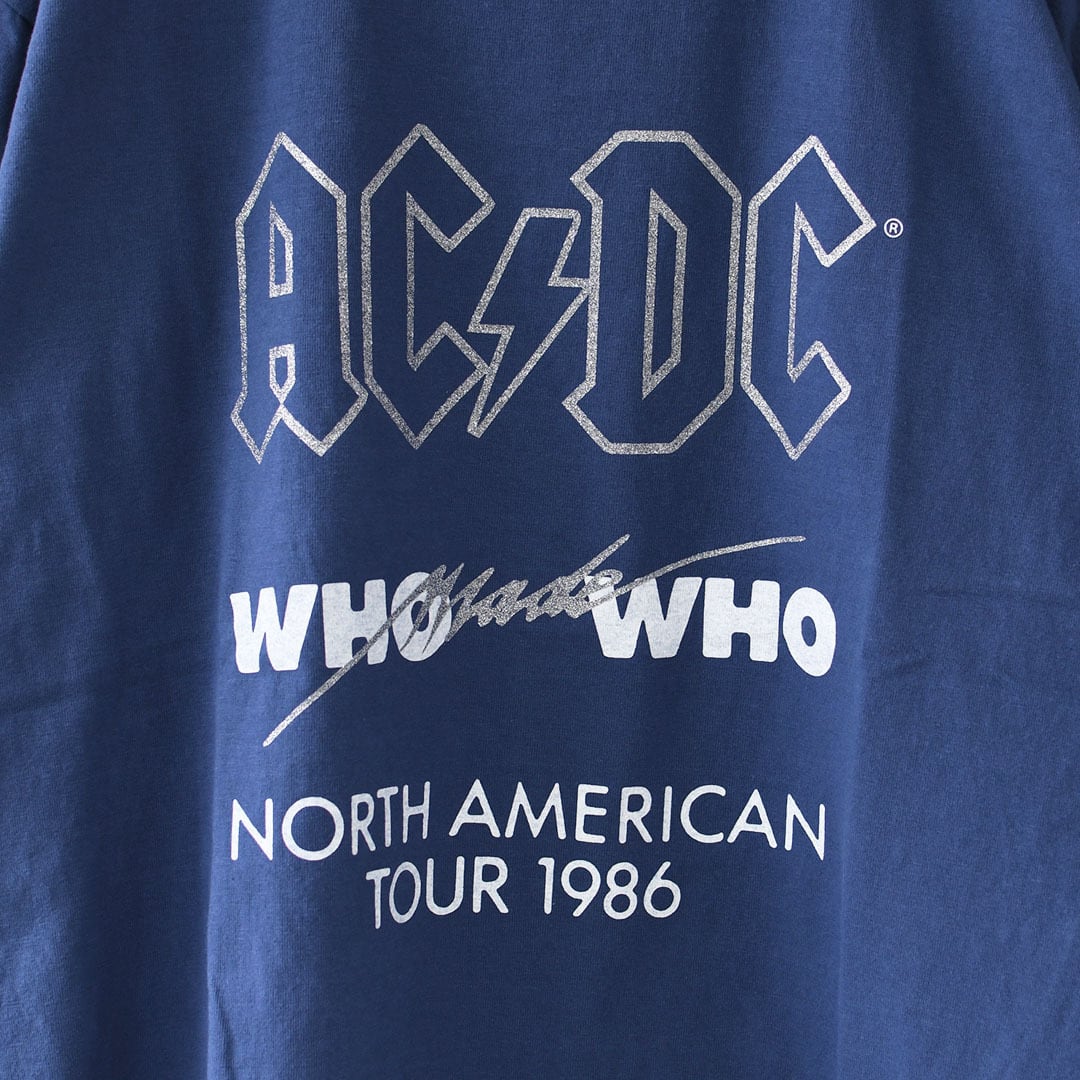 GOOD ROCK SPEED [グッドロックスピード] AC/DC GLITTER PRINT T-SHIRT