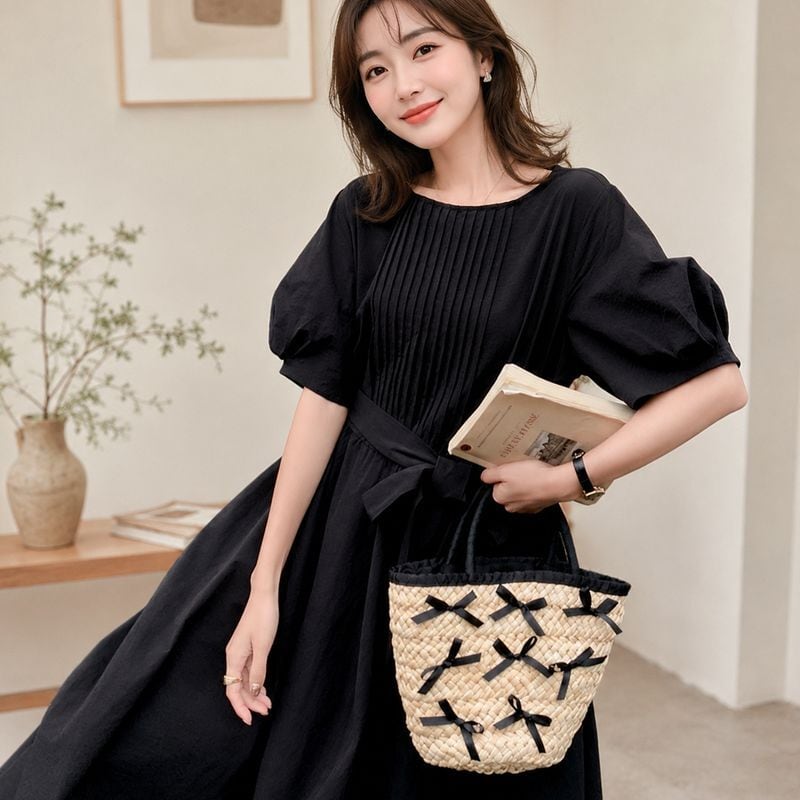 ロイヤルフルールワンピース（ヘアリボン付き） SFP0301C One-piece | Little fleur リトルフルール
