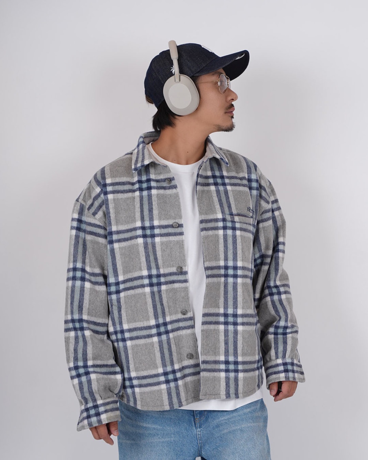【#Re:room】WOOL CHECK JACKET［REJ153］