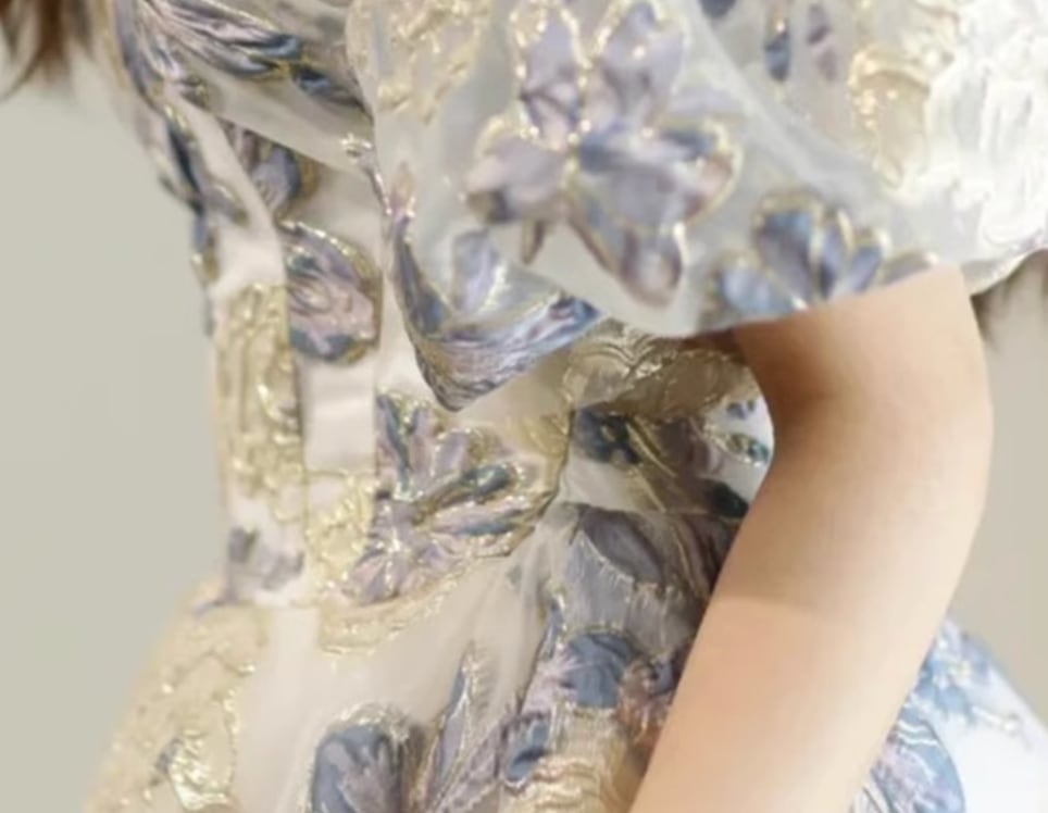 ハイエンド フラワー オフショルダー ロングドレス | she is