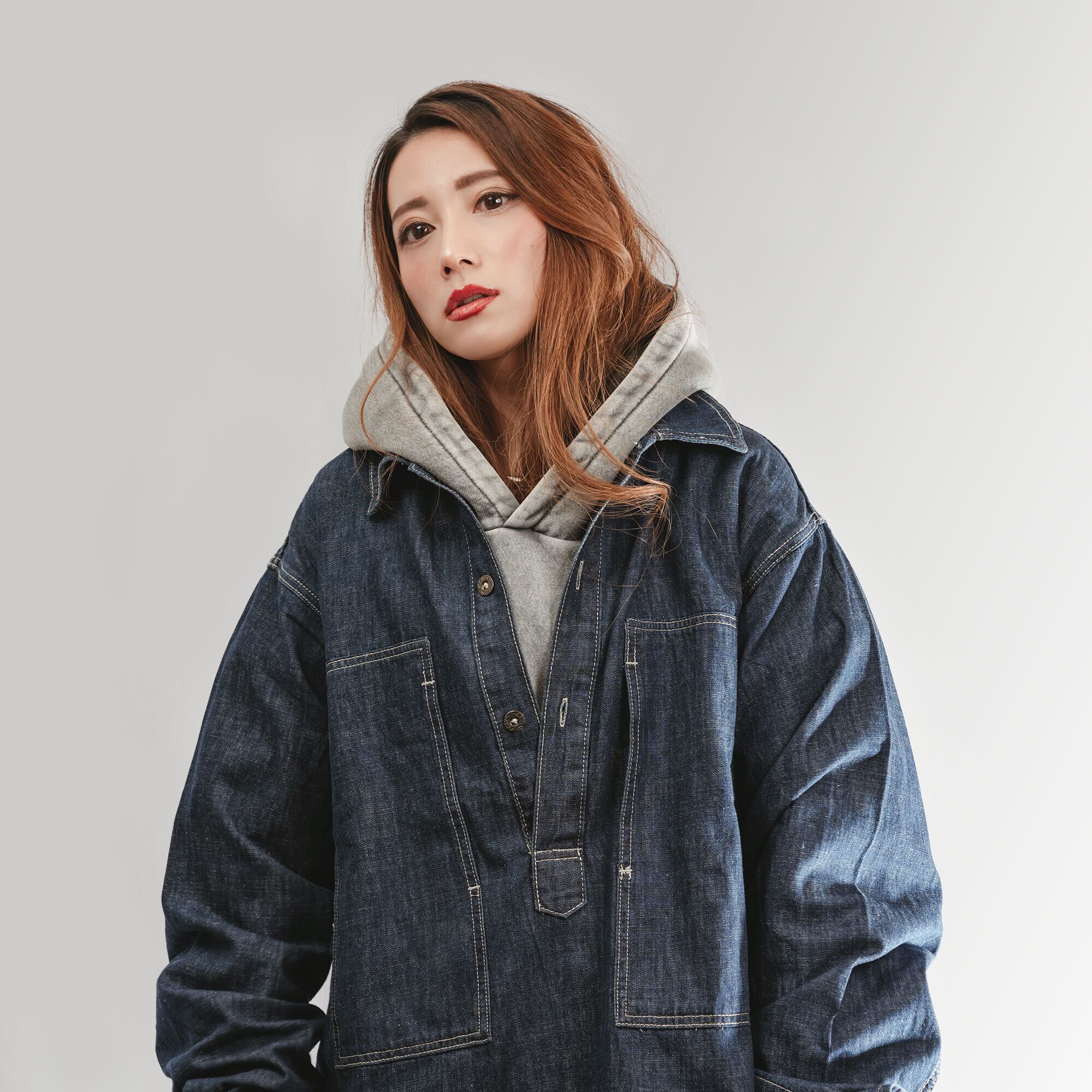 プルオーバーデニムシャツ | SHAMDA