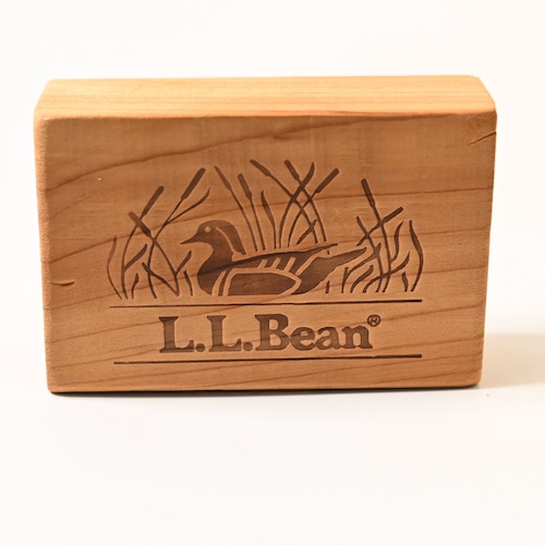80's~ Vintage L.L.Bean Cedar Wood Block /#1