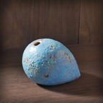 ハートの花入れ mixed blue no.2