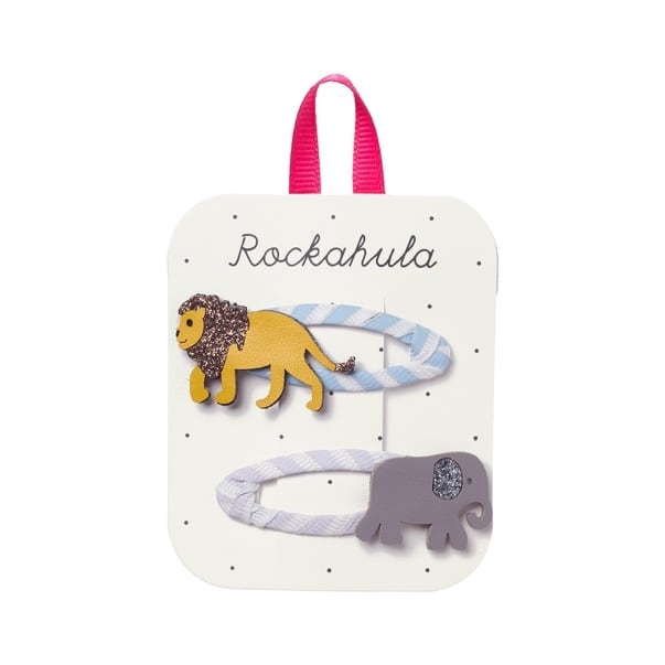 H2563M:Party Animals Stripy Clips-MULTI