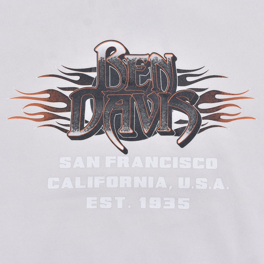 BEN DAVIS】フレイムグラフィックパーカー(裏起毛 BEN DAVIS】フレイムグラフィックパーカー(裏起毛