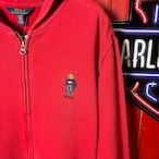 POLO RALPH LAUREN ポロベア ジップパーカー 赤