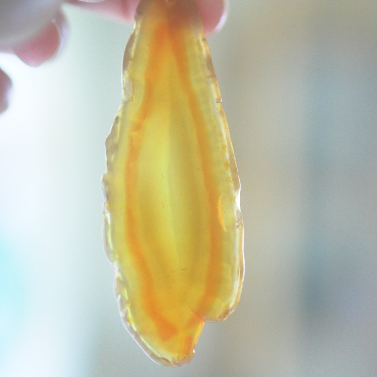 Fruits Wine 06 - アゲートヒーリングチャイム / Agate Sun Catcher Wind Chime 1020