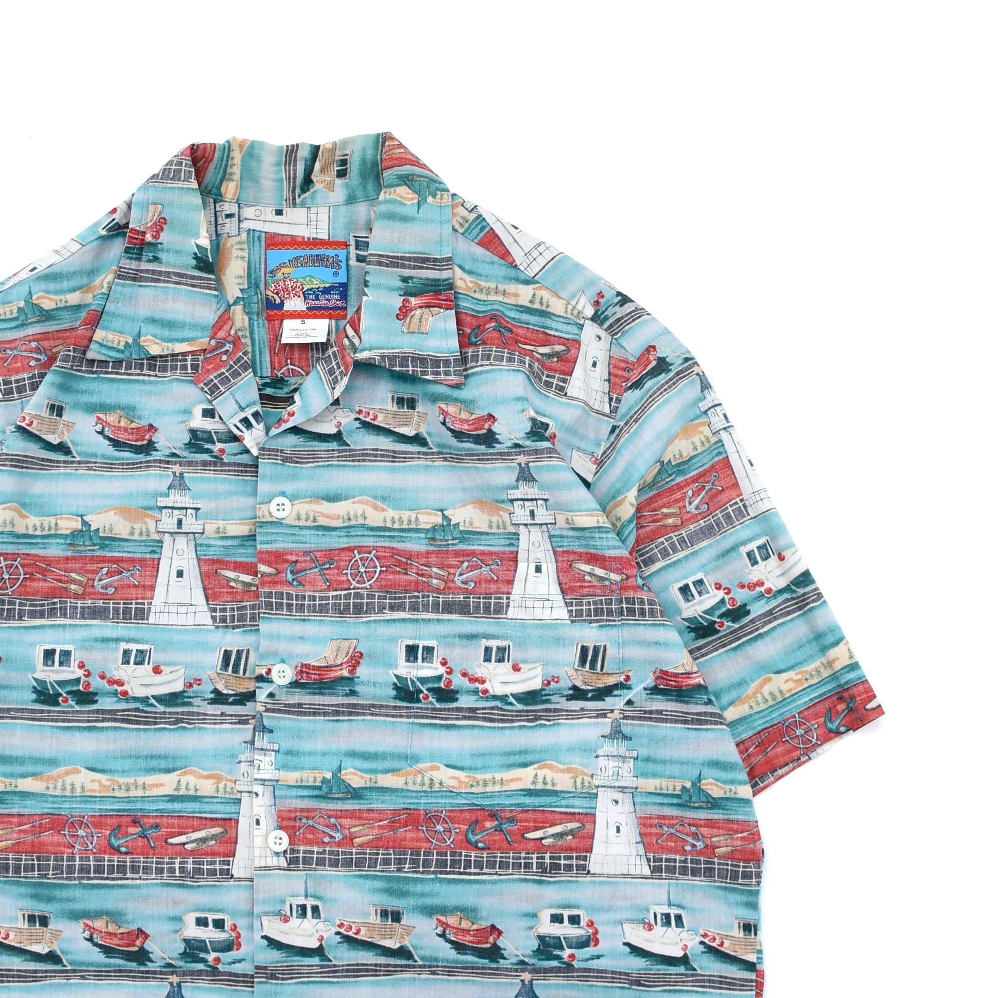 JOE KEALOHA'S by ReynSpoonar hawaian shirt Made in Hawaii
