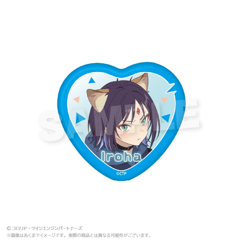 超かぐや姫 カラオケの鉄人コラボ　ハート缶バッジ 3個セット 超かぐや姫！×カラオケの鉄人 トレーディングハート缶バッジ