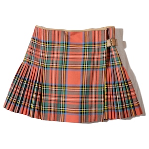 Chloe tartancheck  wrap  skirt