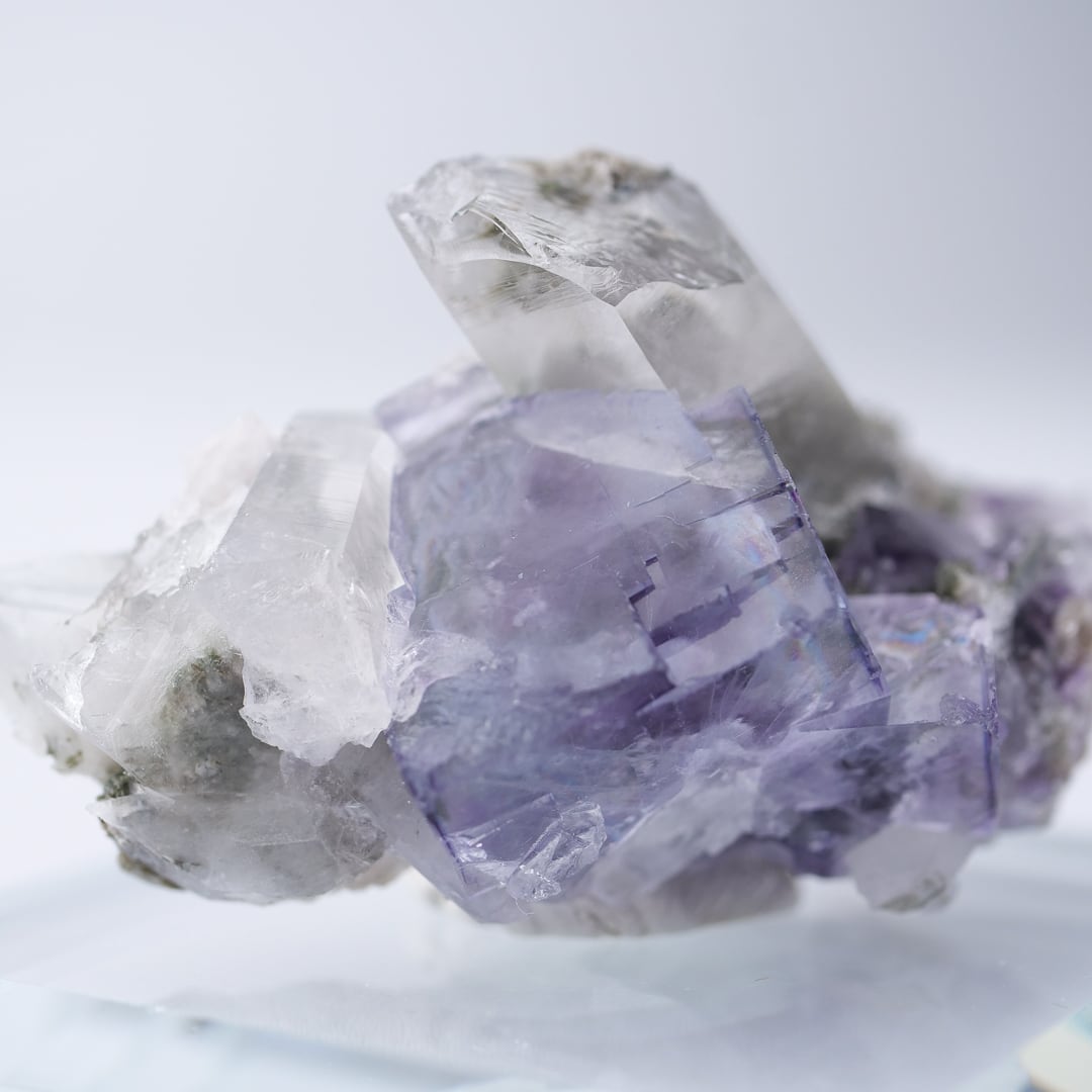 ヤオガンシャン産 フローライト 共生 / 原石 標本【D_2】 | ariife