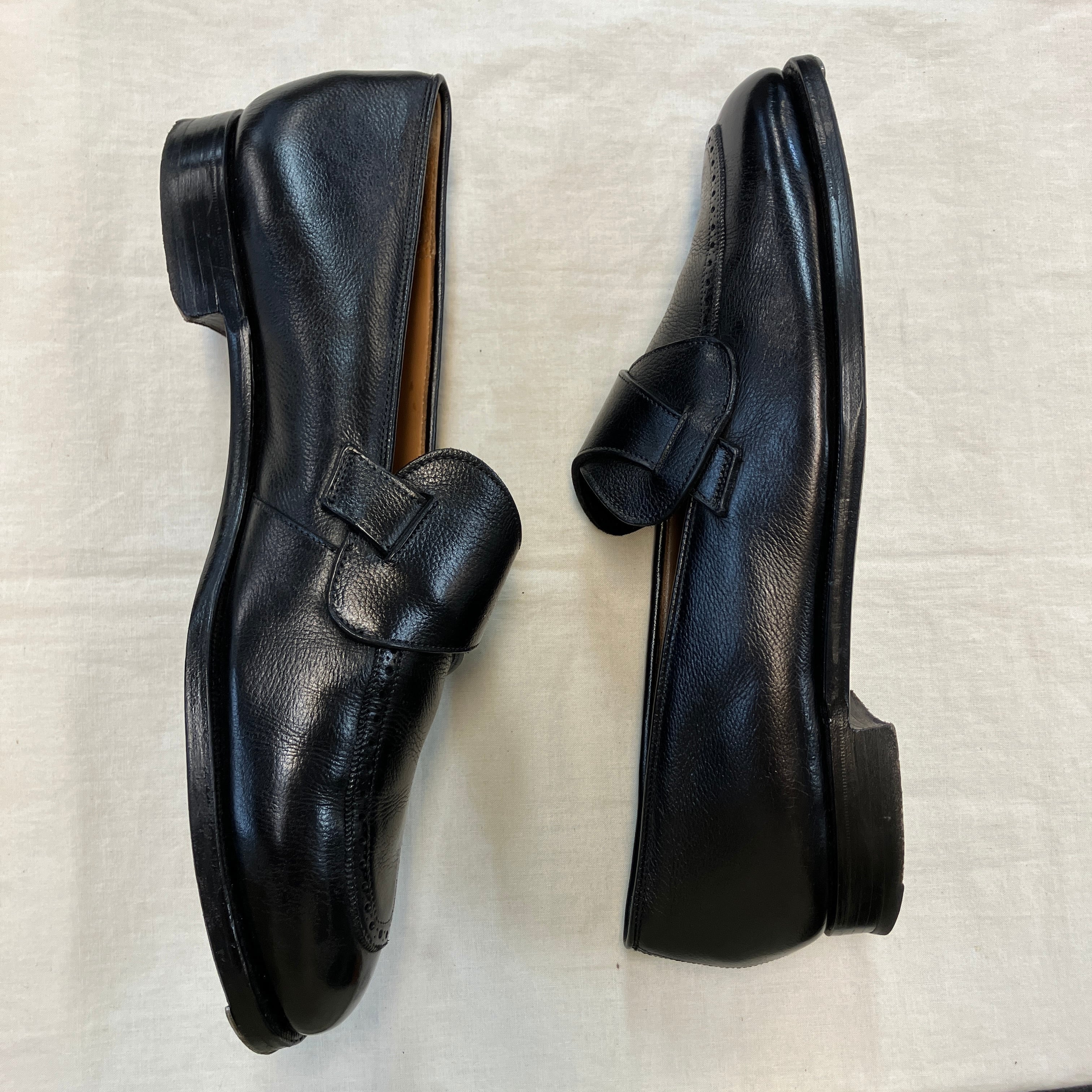 GEORGE CLEVERLEY LEATHER BUTTERFLY LOAFER《8 1/2 E》 | safarionline