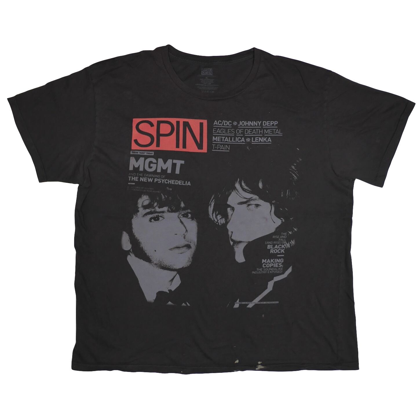 KISS バンドTシャツ ビックロゴプリント ブラックバンティー | PAY ID
