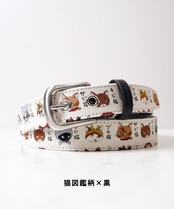 ◆和柄 猫 ベルト◆gw-7200