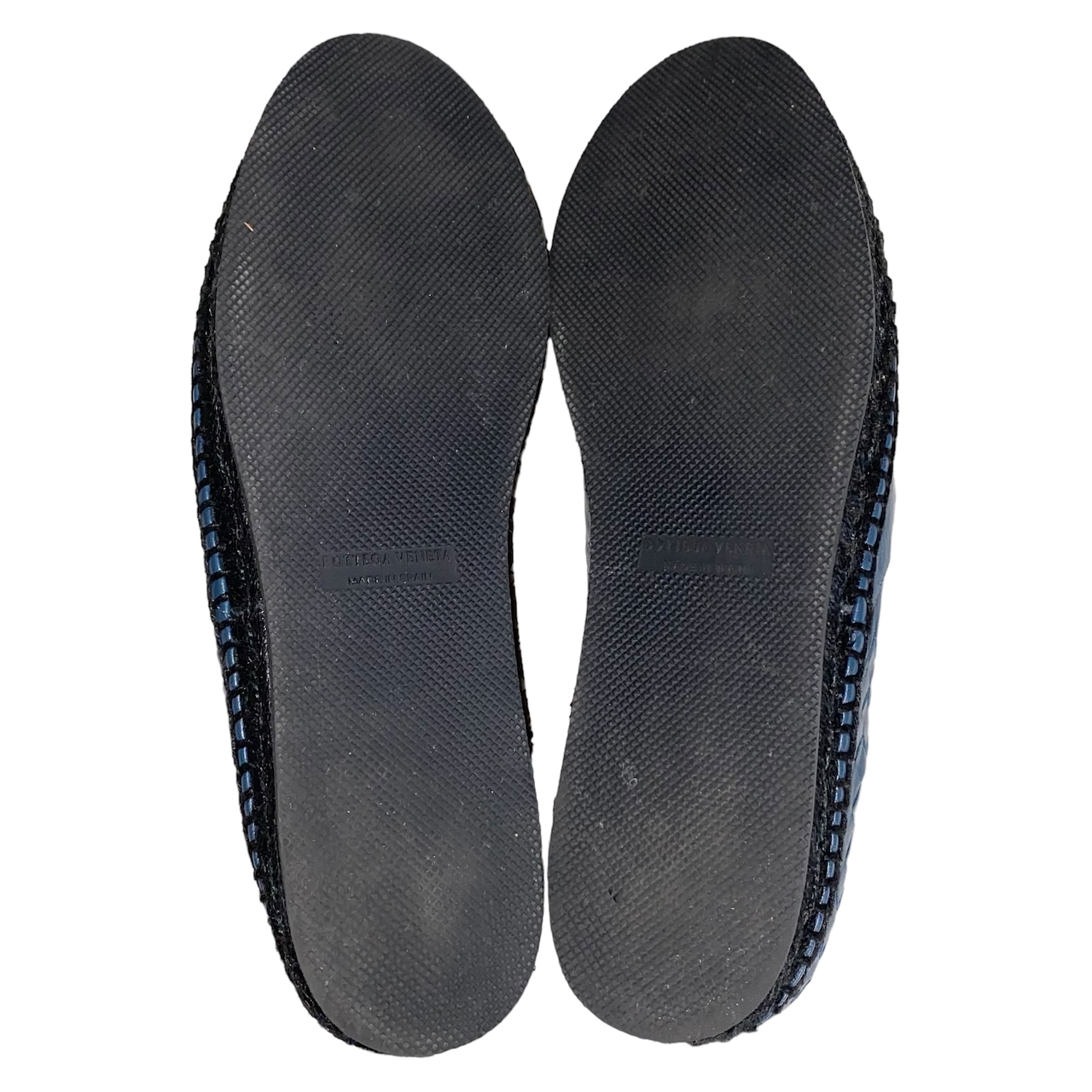BOTTEGA VENETA blue leather espadrilles shoes