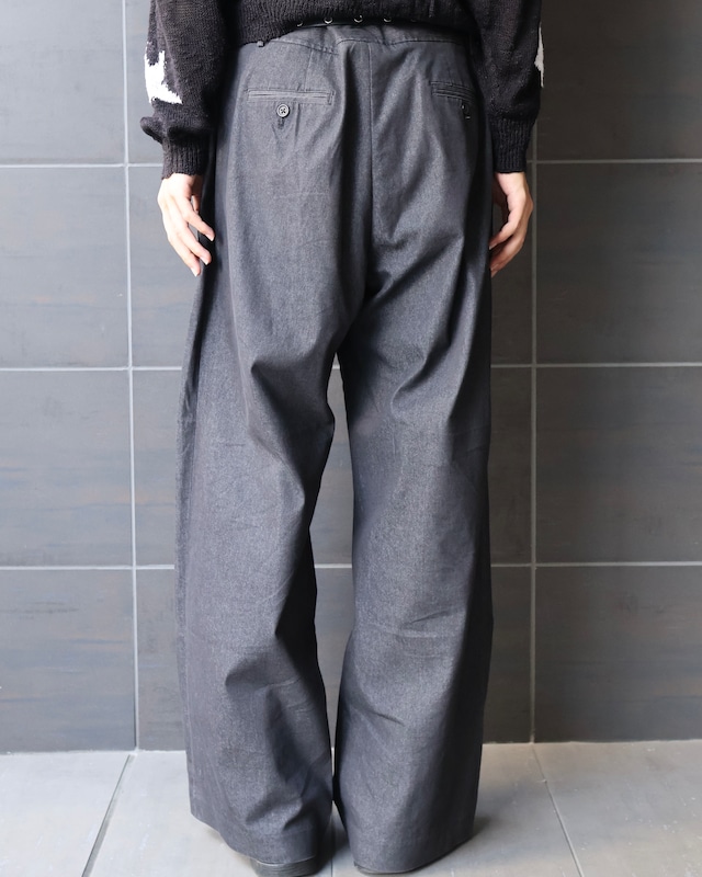 cotton wide slacks