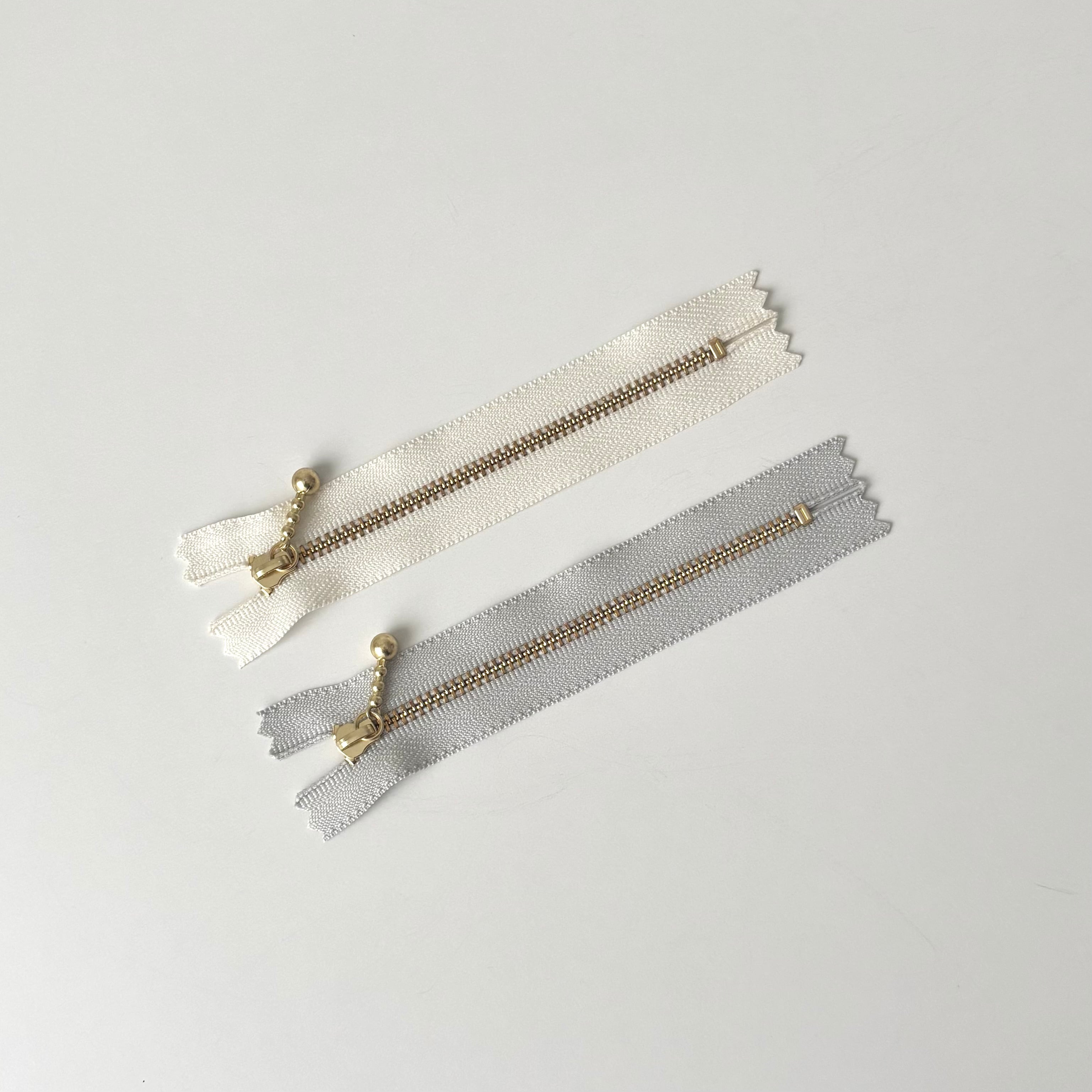 YKK玉付き ファスナー / 12cm