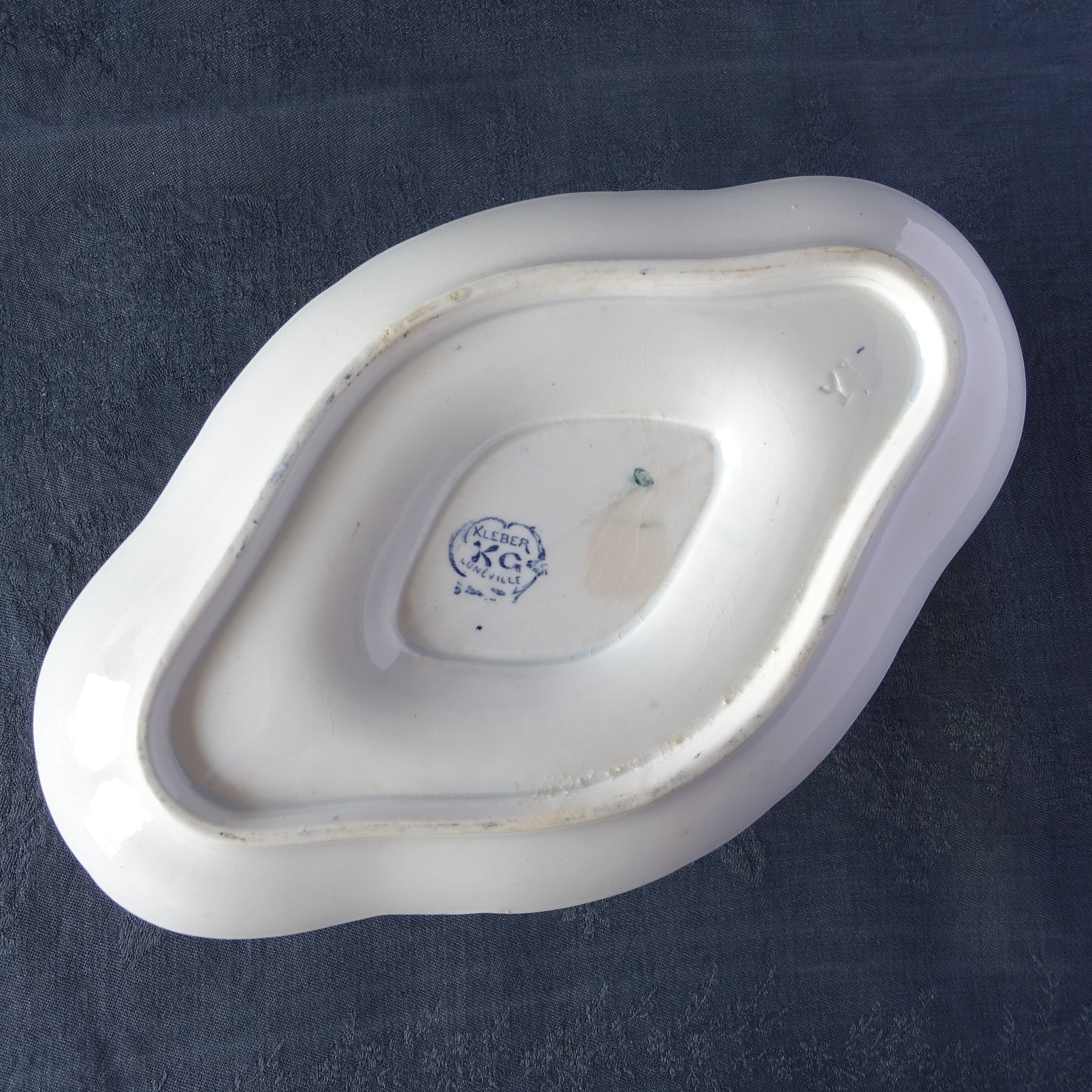 【 Épuisé 】【金継ぎ用】KG Luneville*modèle《KLEBER》Saucière pour Kintsugi