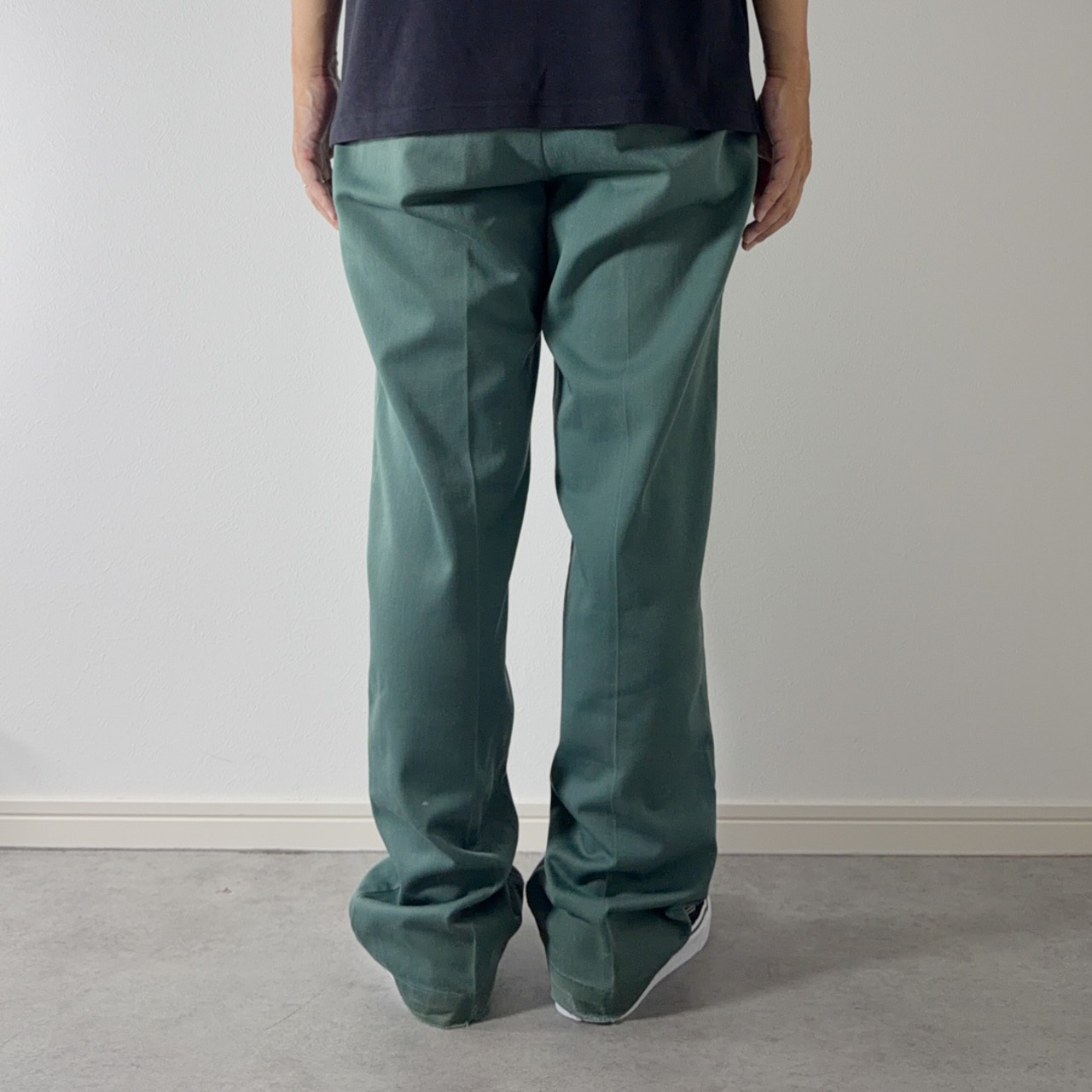 80s Dickies 874 work pants "made in USA" Lincoln green [W33.5L30.5相当] 古着 - 20