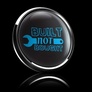 144番 ゴーバッジ BUILT NOT BOUGHT