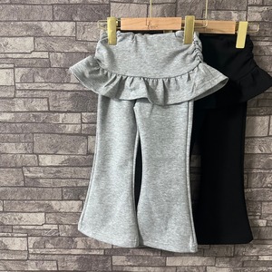 frill skirt layered pants