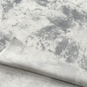 ★AM095◆2m◆ラスト1点‼◆ポリエステル100%プリント平織り生地◆柄物◆ホワイト×グレー