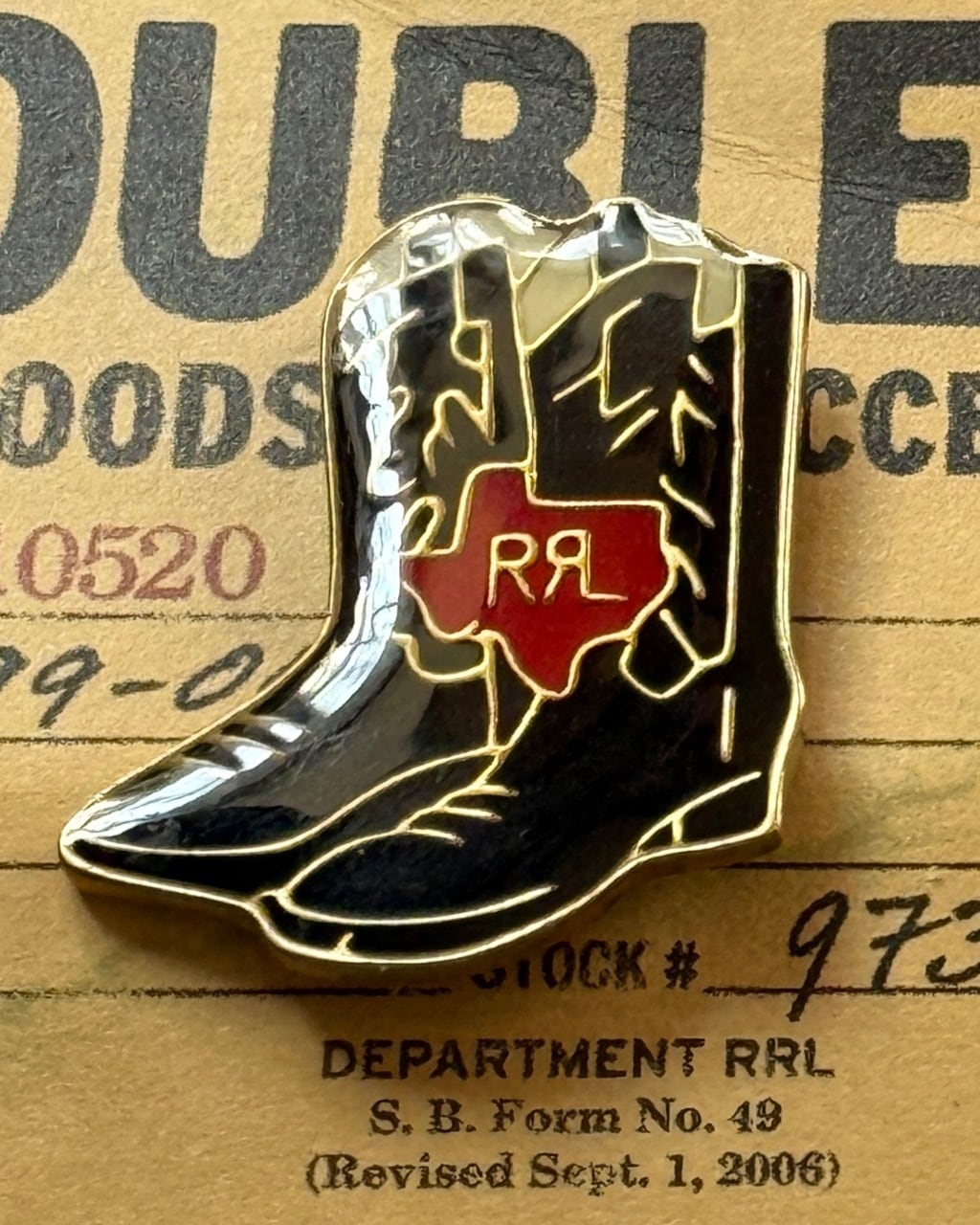 新品 RRL ウエスタンブーツ ピンバッジ | Room Style Store