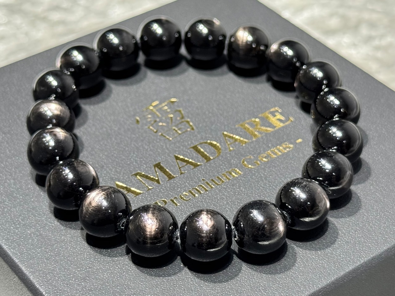 No.1971【S】エンスタタイトブレスレット