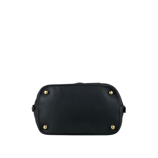 LOEWE ロエベ ショルダーバッグ ブラック アナグラム レザー コンビレザー 2WAY ボストン vintage ヴィンテージ オールド 2n8mxe