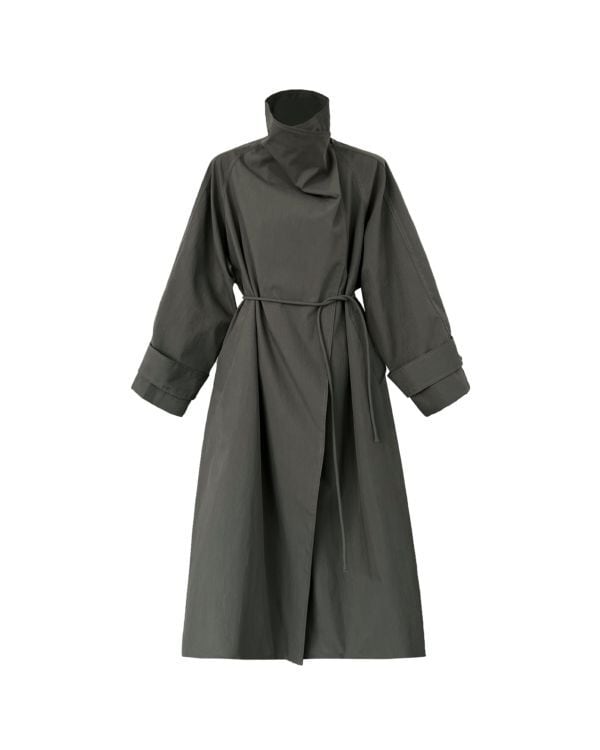 Standneck Rope Coat | Leonie