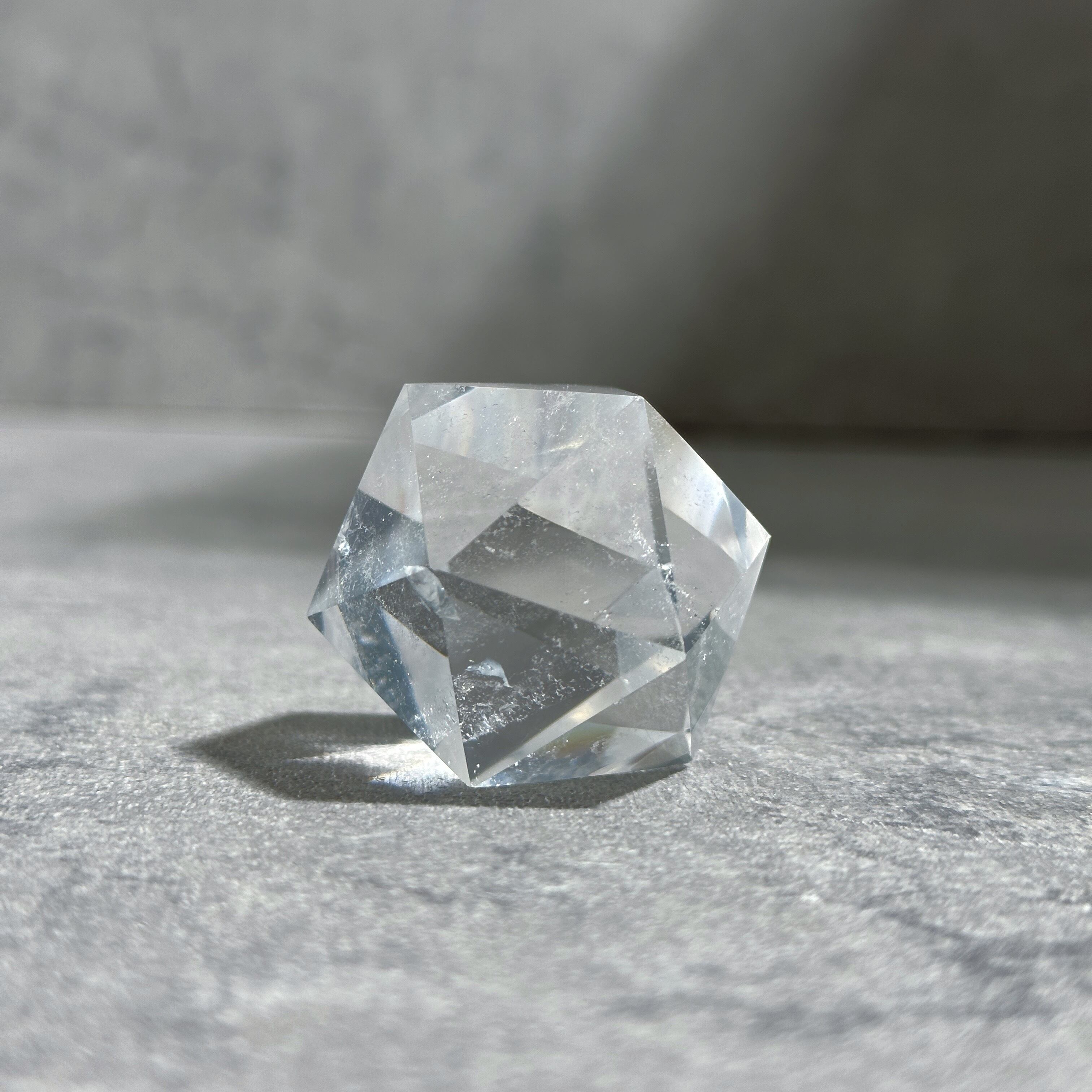 透明感◎ミナスジェライス産クリアクォーツ 二十面体12◇Clear Quartz
