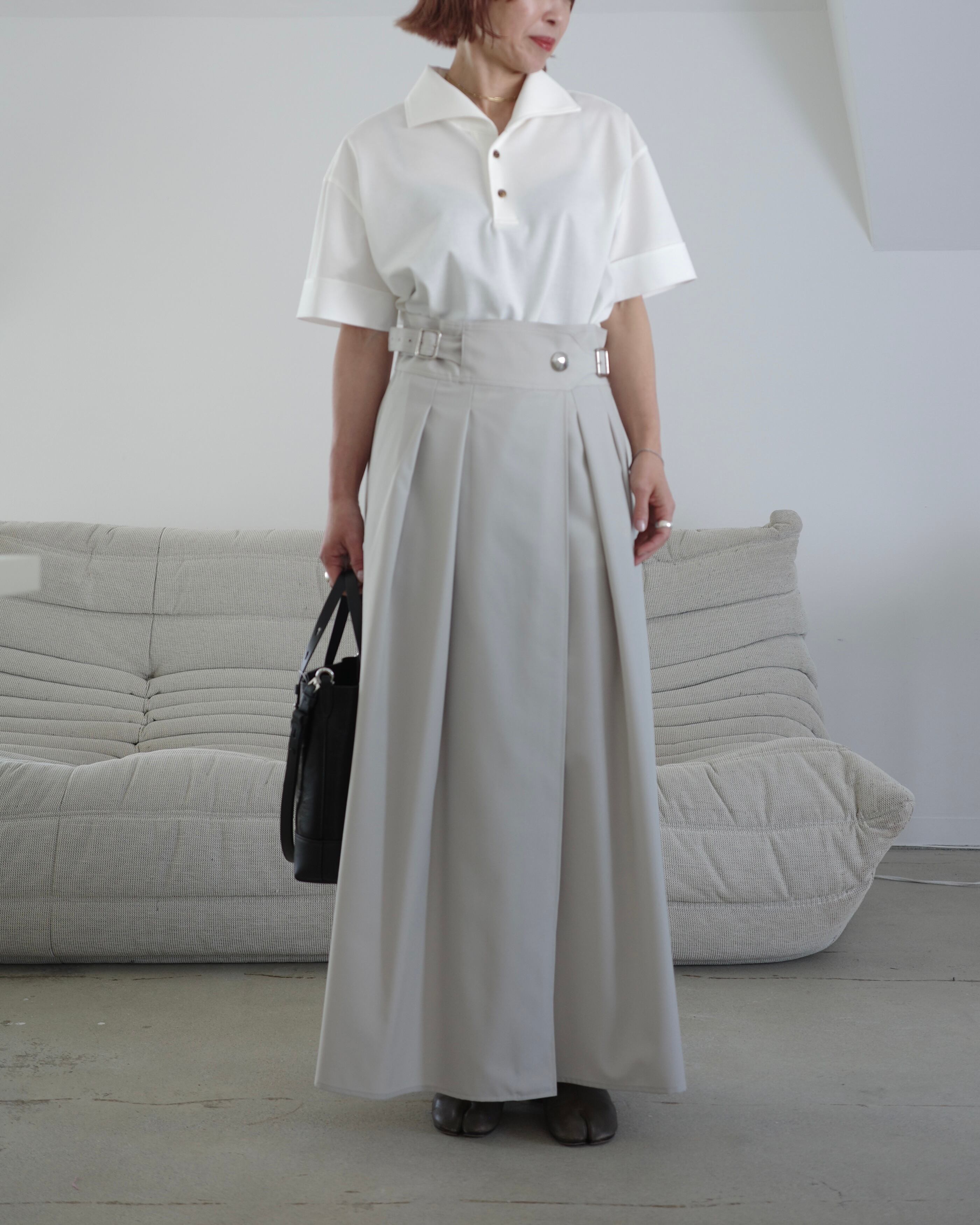THE RERACS / THE GURKHA SKIRT FLARE -SAND STONE- | LA VILLA ROUGE