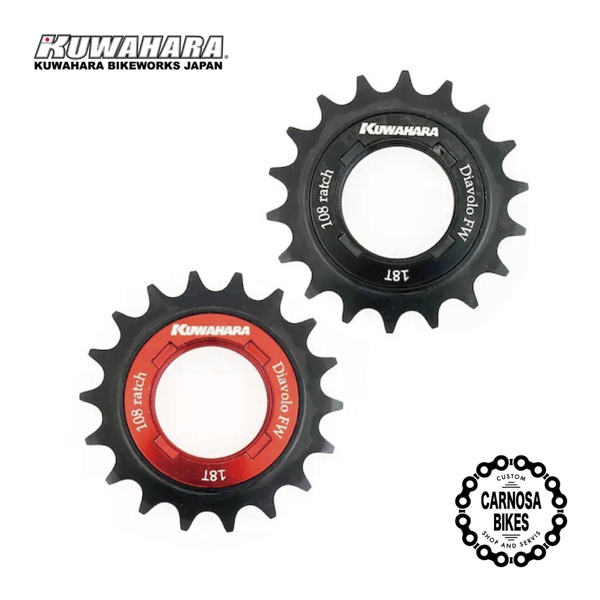 KUWAHARA】Diavolo FW [ディアボロ フリーホイール] | 【CARNOSA BIKES 