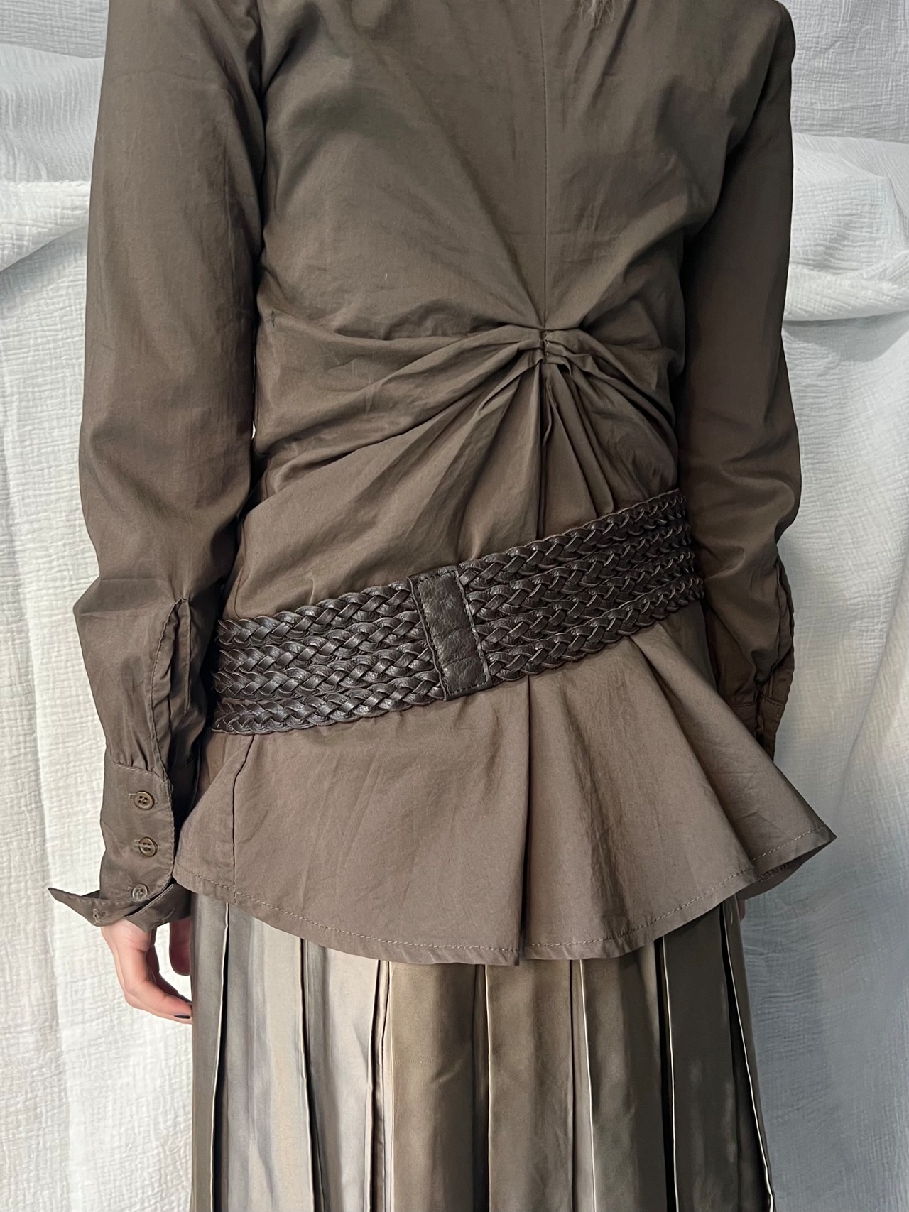 "unknown" Wide Braided Belt