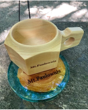 Mt.Paulownia(マウントポローニア) WOOD&RESIN COASTER ウッドアンドレジンコースター