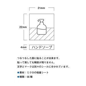 ノリノコラン（キッチン用 ピクトステッカー）