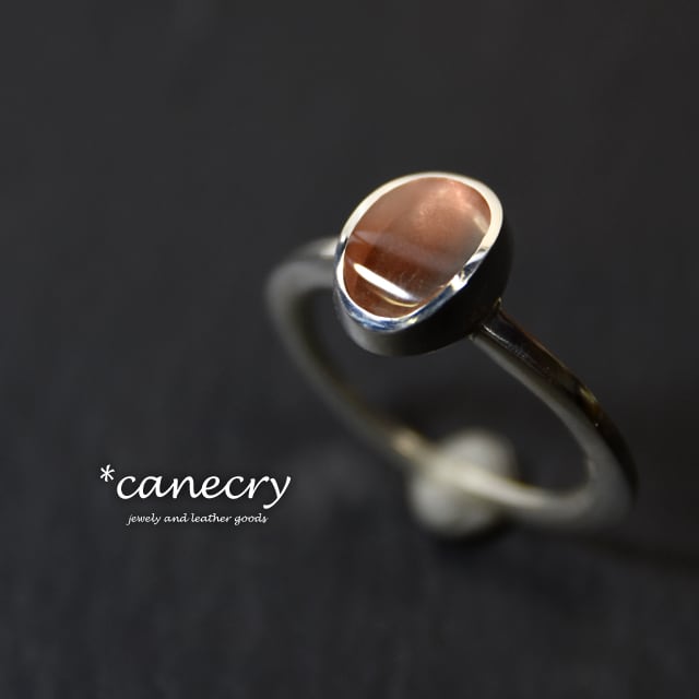 オレゴンサンストーンのリング | 天然石ジュエリーの Canecry