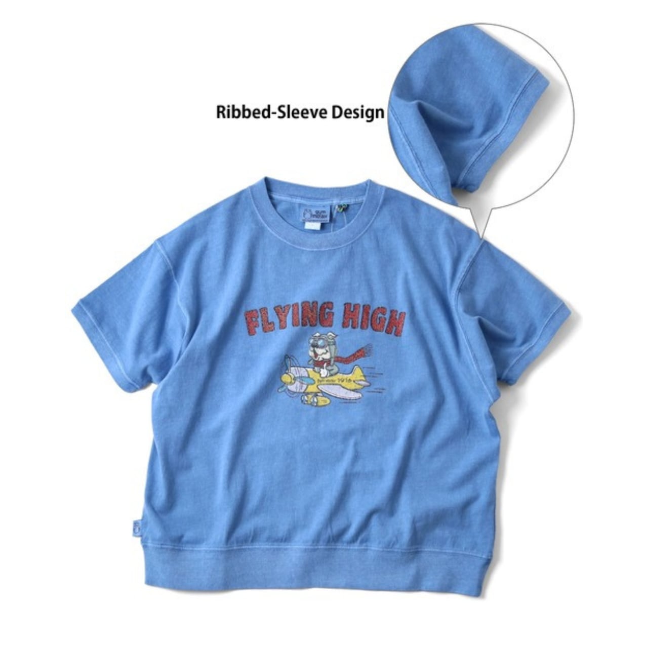 gym master - FLYING HIGH ビッグTシャツ (free size-blue)