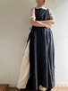 1980s Vintage Nylon Apron Dress By Carny Couture