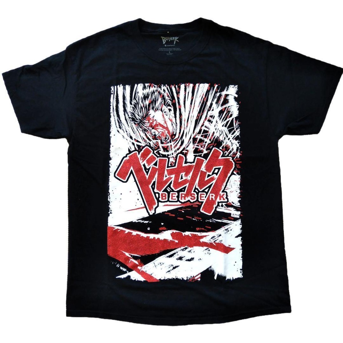 ベルセルク Tシャツ Lサイズ 黒 アニメTシャツ berserk 海外公式  