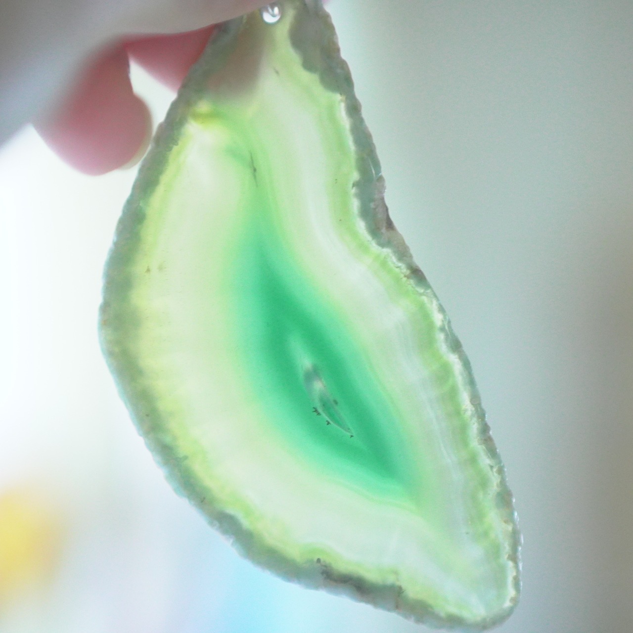 Sunset Beach 06 - アゲートヒーリングチャイム / Agate Sun Catcher Wind Chime 1015