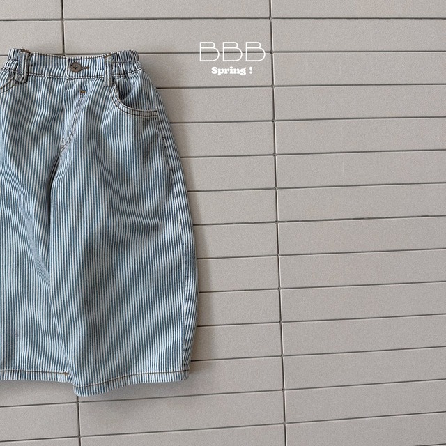 【取寄】bella bambina｜mani stripe pants｜マニーストライプパンツ｜XS-XL｜kids｜26 spring