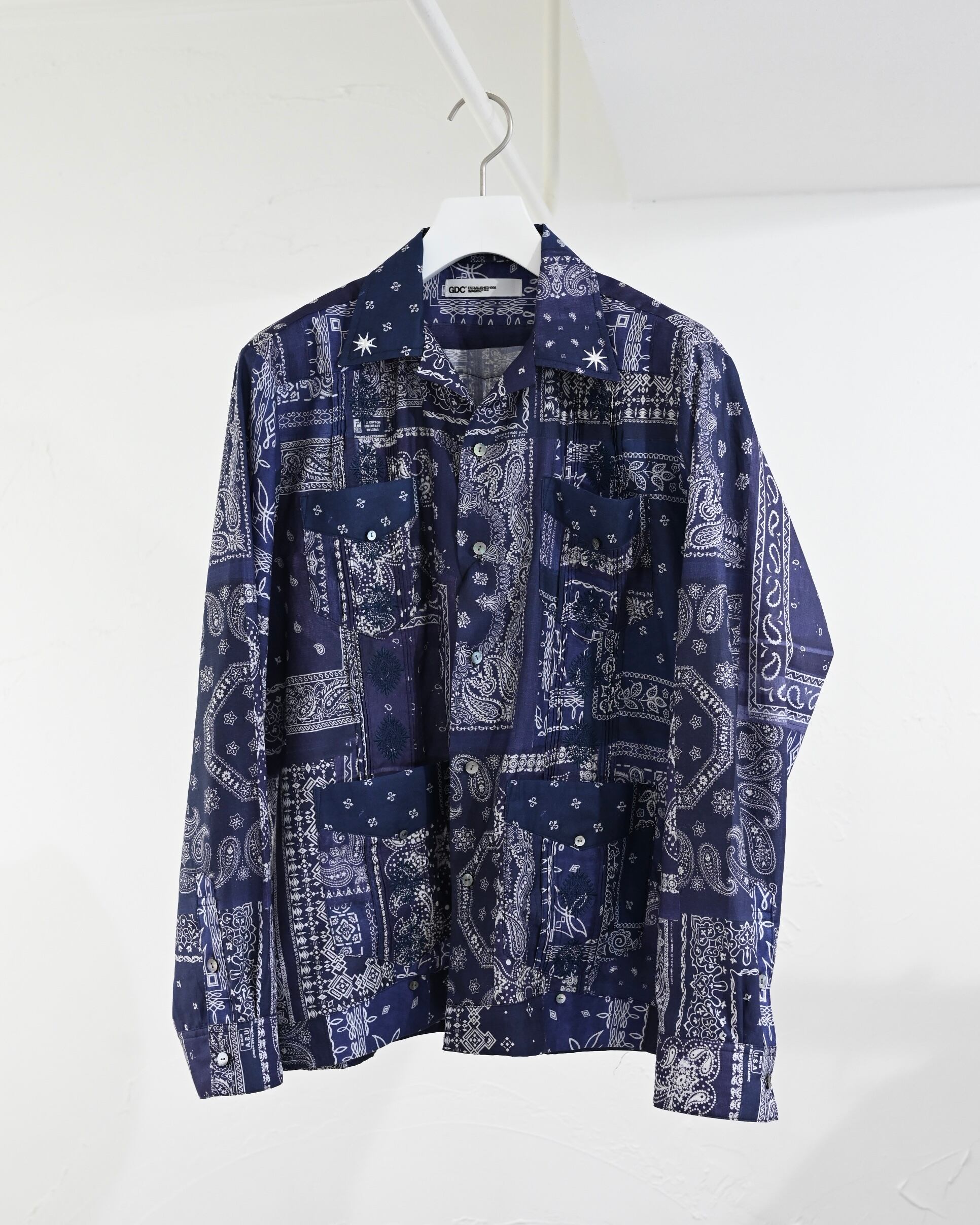 MIYAGI HIDETAKA×GDC】Cuban Shirt / NAVY | MIYAGIHIDETAKA