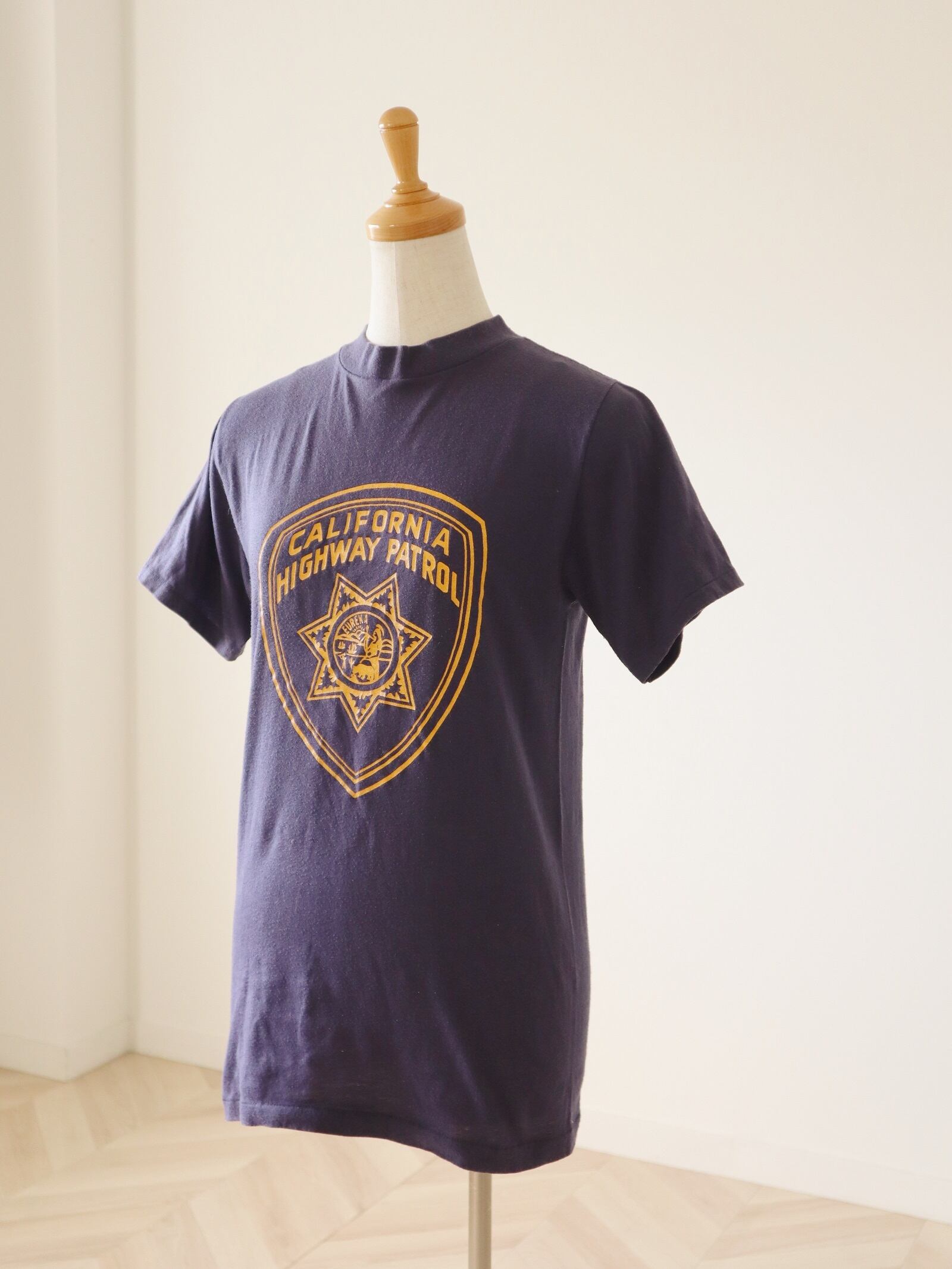 80s california highway patrol print tee