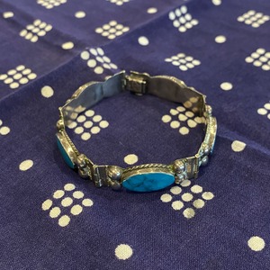 Vintage Mexico Sterling Silver Turquoise Bracelet メキシコ スターリングシルバー ターコイズ ブレスレット 古着 古着屋 高円寺 ビンテージ n40425