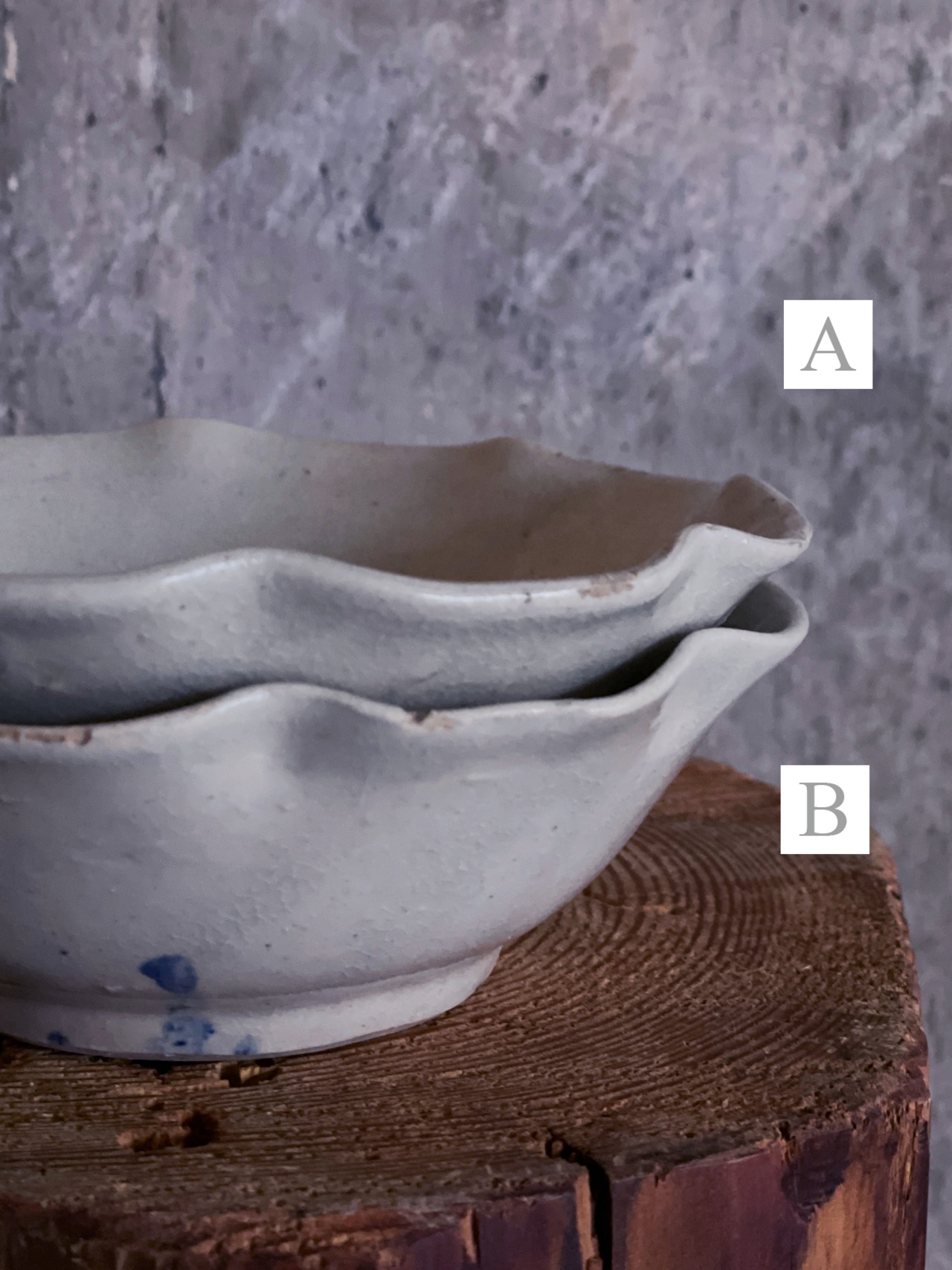 ヴィンテージバオカップ／波深皿
