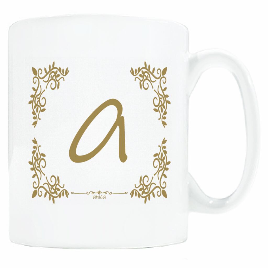 Anica オリジナルアルファベットマグカップ Anica