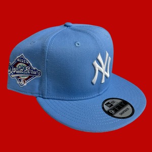 New York Yankees 1996 World Series New Era Snapback / Light Blue (Gray Brim)