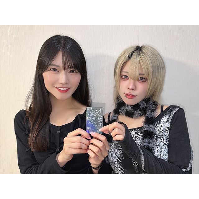 アイドル第四会議室vol.185 サイン入りリスナーカード（猫の眼に宇宙）